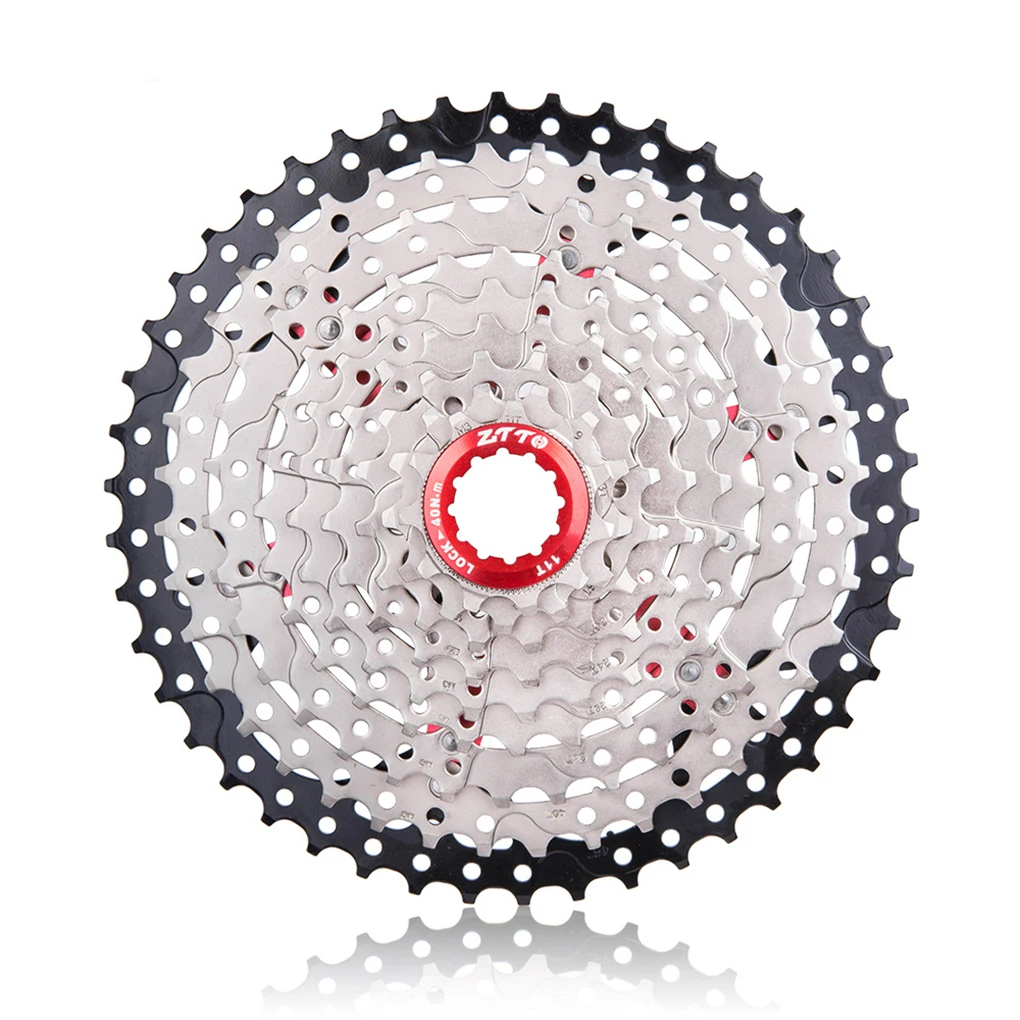 ZTTO Bike Sprocket 11-46 Teeth 9 Speed Freewheel 9s Cassettes for Bikes Service Cassettes with Hanger Extension Mountain Bike 
ZTTO Bike Sprocket 11-46 Teeth 9 Speed Freewheel 9s Cassettes for Bikes Service Cassettes with Hanger Extension Mountain Bike