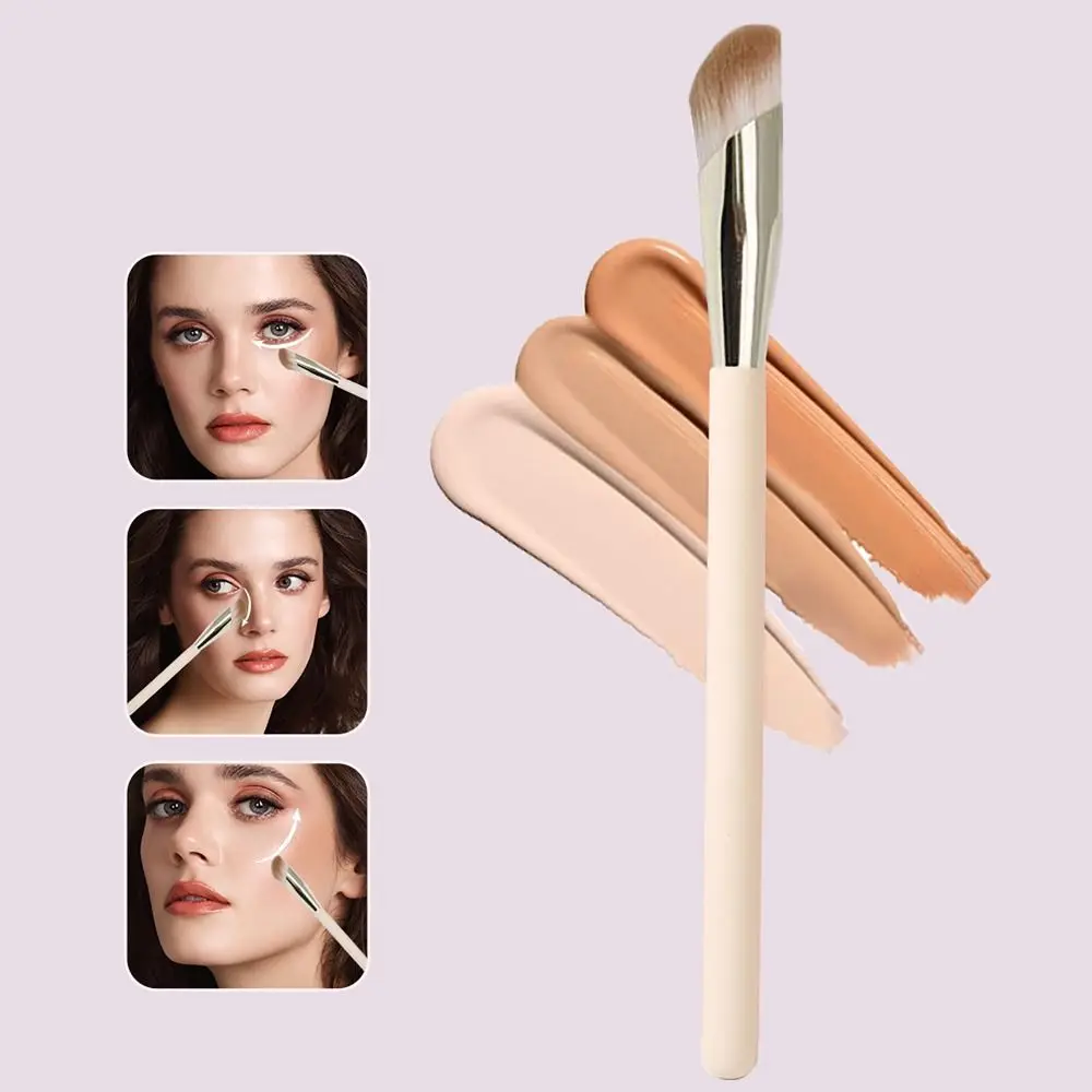 2pcs Makeup Tool Liquid Foundation Brush Highlight Blending Rhomboid Brush Head Flat Concealer Brush Artificial Fiber
2pcs Makeup Tool Liquid Foundation Brush Highlight Blending Rhomboid Brush Head Flat Concealer Brush Artificial Fiber