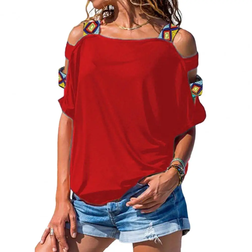 Stylish Loose Top Solid Color Skin-touch Tee Shirt Hollow Short Sleeve Off Shoulder T-Shirt Top
Stylish Loose Top Solid Color Skin-touch Tee Shirt Hollow Short Sleeve Off Shoulder T-Shirt Top