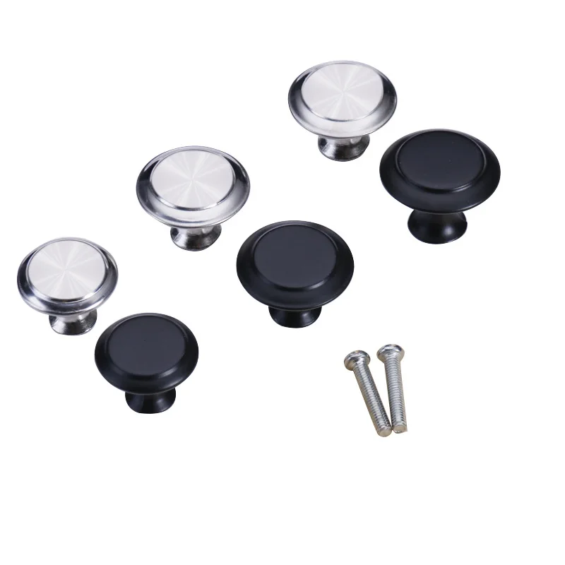 Stainless Steel Single Hole Small Handle Metal Round Mushroom Black Silver 906 Simple Chest of Drawers Door Thumb Handle
Stainless Steel Single Hole Small Handle Metal Round Mushroom Black Silver 906 Simple Chest of Drawers Door Thumb Handle