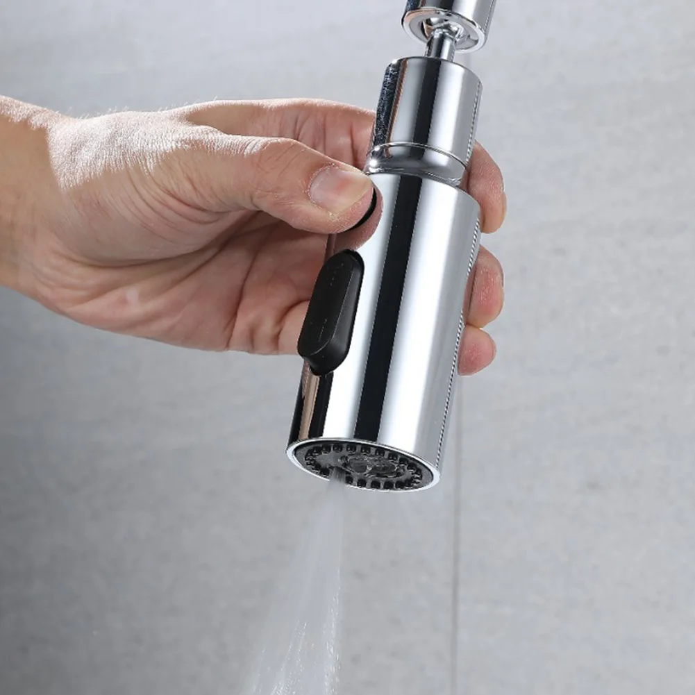 Silver Faucet Extender 3 Modes 360° Swivel ABS+Brass Adjustable Easy To Install Electroplating Thickening Practical
Silver Faucet Extender 3 Modes 360° Swivel ABS+Brass Adjustable Easy To Install Electroplating Thickening Practical