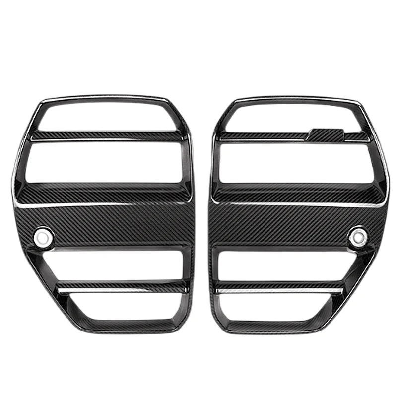 1 pair 100% Dry Carbon Fiber Front Center Grill ST style For BMW G80 M3 G82 G83 M4 2020+ Front Bumper grille
1 pair 100% Dry Carbon Fiber Front Center Grill ST style For BMW G80 M3 G82 G83 M4 2020+ Front Bumper grille