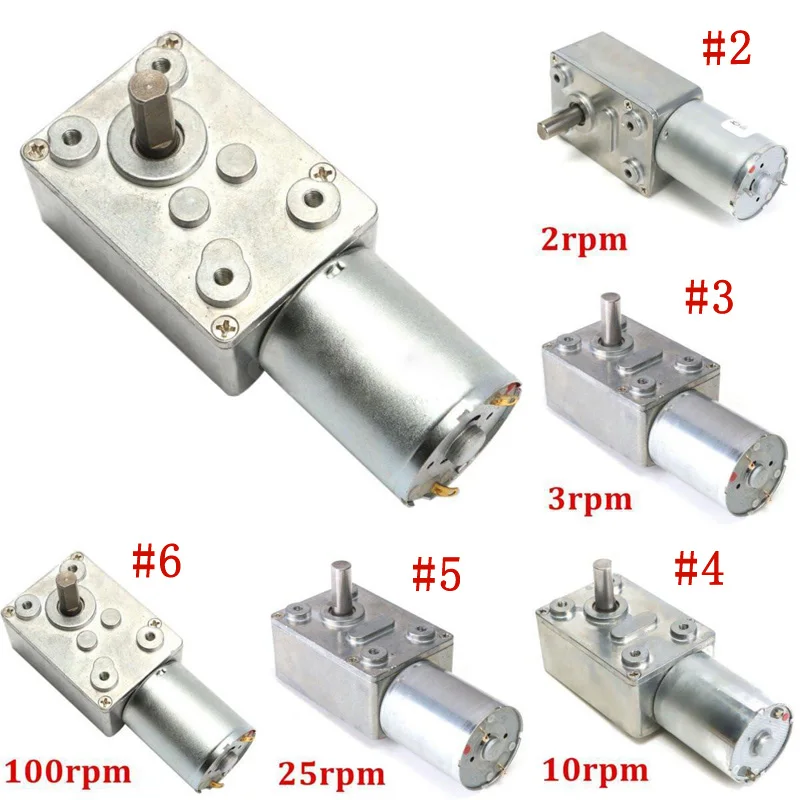 DC 12V Reversible High Torque Turbo Worm Geared Motor Reduction 0.6rpm/2rpm/3rpm/10rpm/25rpm/100rpm/120rpm For Casement
DC 12V Reversible High Torque Turbo Worm Geared Motor Reduction 0.6rpm/2rpm/3rpm/10rpm/25rpm/100rpm/120rpm For Casement