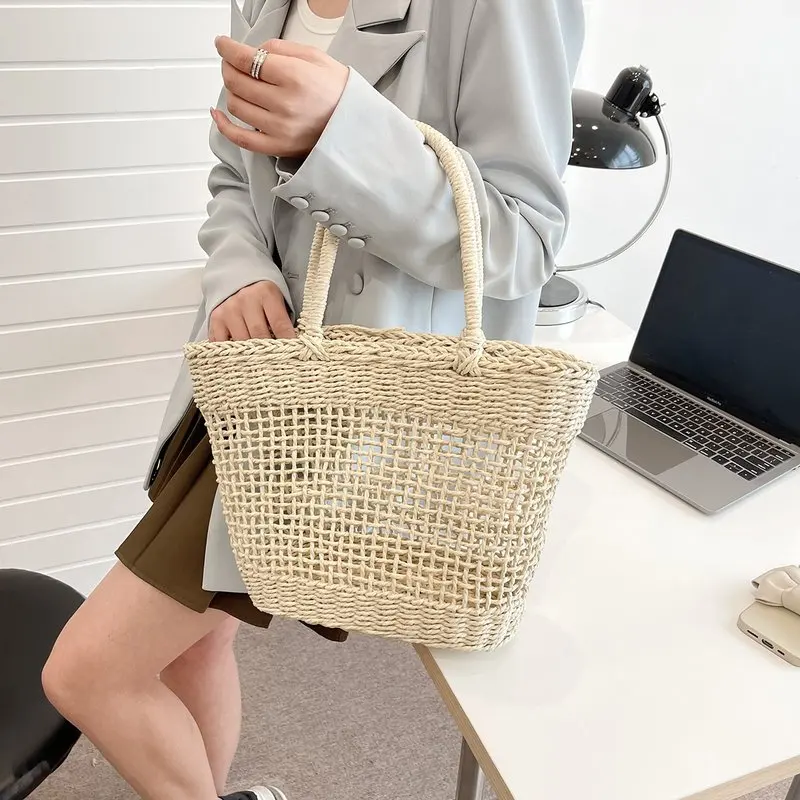 Straw Rattan Beach Woven Large Canvas Tote Bags for Women Bags 2022 Tendency Spring and Summer Trends French Stylish
Straw Rattan Beach Woven Large Canvas Tote Bags for Women Bags 2022 Tendency Spring and Summer Trends French Stylish