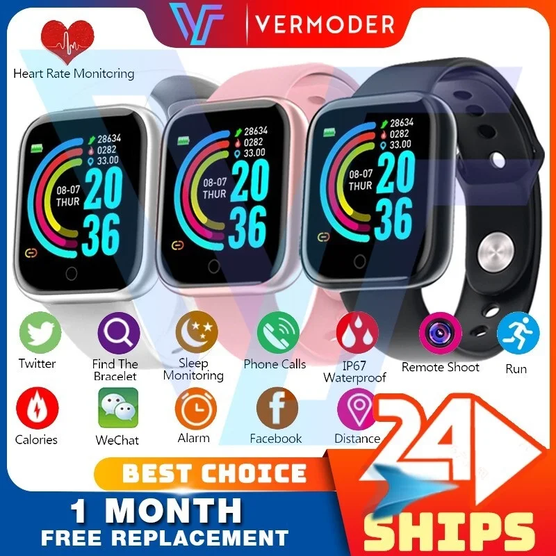 Ready Stock Y68 D20 Smart Watch Bluetooth Waterproof Fitness Tracker Monitor Bracelet Wristband
Ready Stock Y68 D20 Smart Watch Bluetooth Waterproof Fitness Tracker Monitor Bracelet Wristband