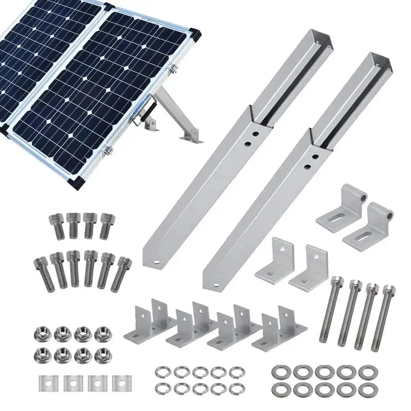 

Solar Panel Mounting Brackets Collect Light Solar Holder Mounting Kit Lightweight Aluminum Alloy Bracket For RVs Trailers Yachts