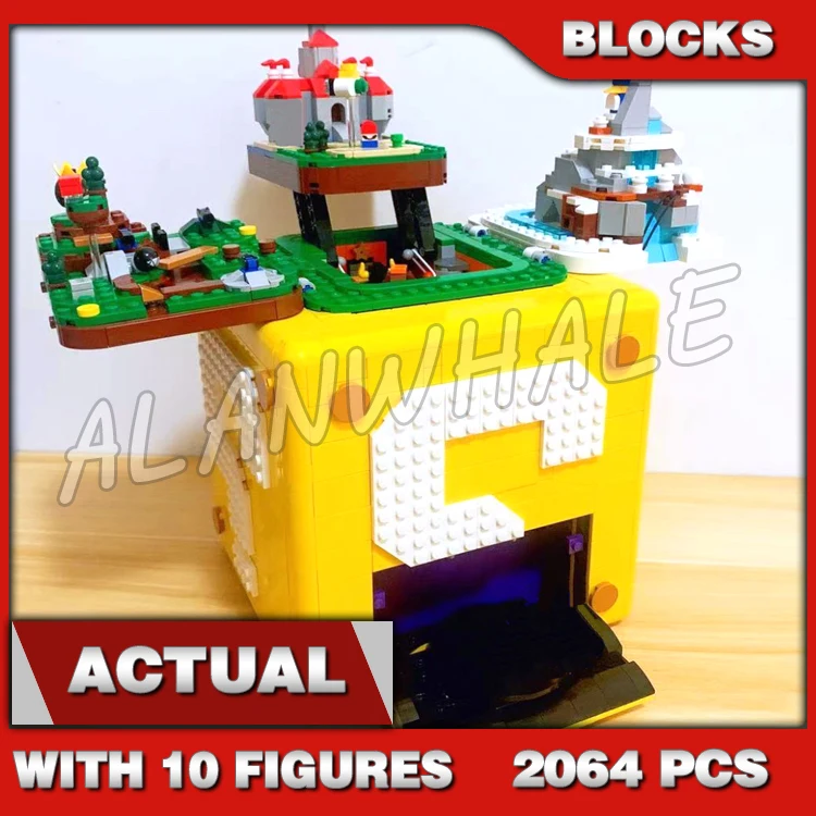 2064pcs Super Plumber Games 64 Question Mark Block Peach’s Castle Battlefield Mountain 60144 Building Toy Compatible With Model
2064pcs Super Plumber Games 64 Question Mark Block Peach’s Castle Battlefield Mountain 60144 Building Toy Compatible With Model