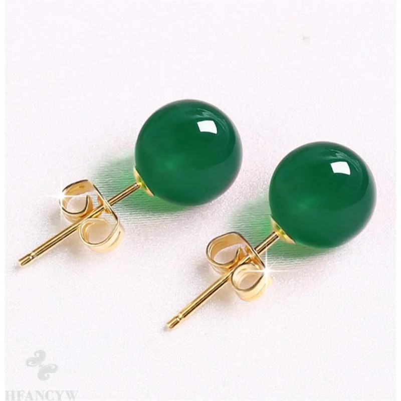 Boucles d'oreilles en agate verte naturelle, 8mm, en pierres précieuses, belle fête, classique fascinant
Boucles d'oreilles en agate verte naturelle, 8mm, en pierres précieuses, belle fête, classique fascinant
