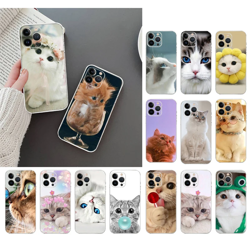 Phone Case For iphone 14 Pro Max 13 12 11 Pro Max XS XR X 12mini 7 8 Plus SE Cute Cat Case Funda
Phone Case For iphone 14 Pro Max 13 12 11 Pro Max XS XR X 12mini 7 8 Plus SE Cute Cat Case Funda
