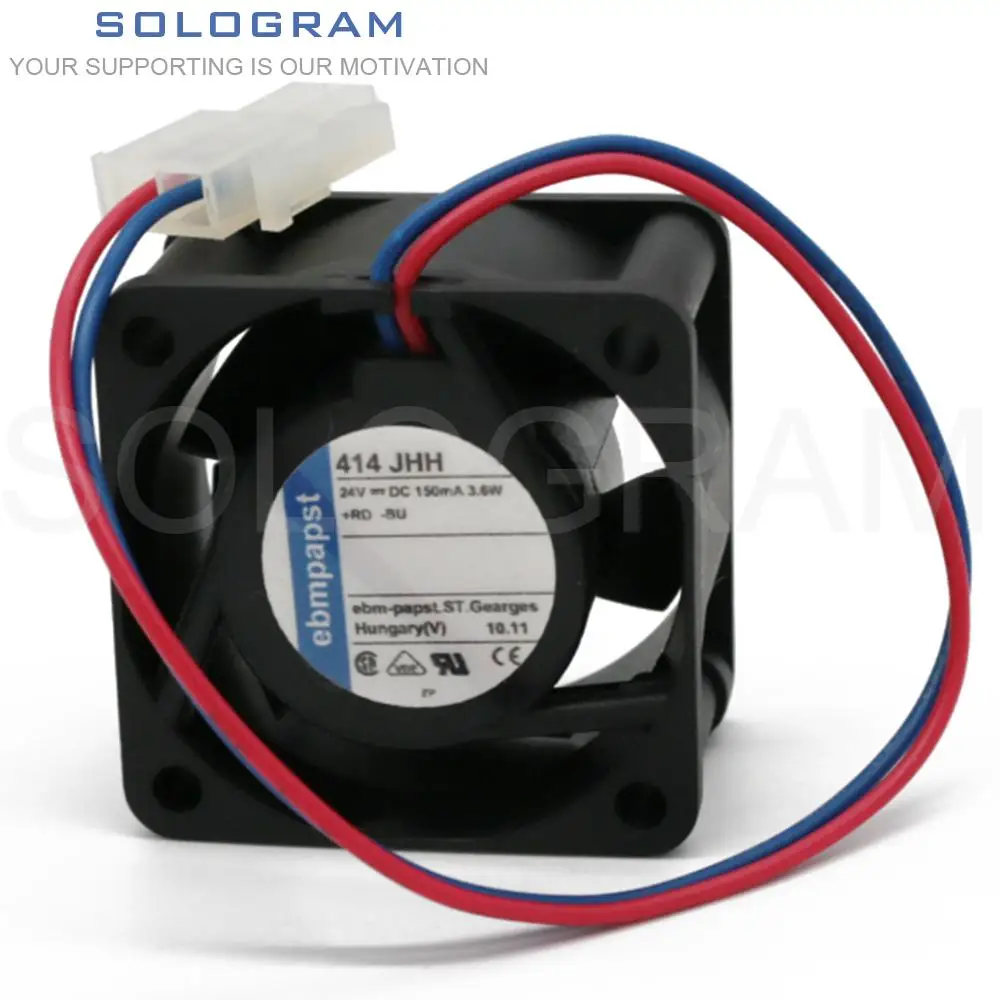 1Pc Brand New For ebmpapst 414 JHH DC24V 150mA 3.6W 40*40*25MM 4025 2Pin Server Cooling Fan
1Pc Brand New For ebmpapst 414 JHH DC24V 150mA 3.6W 40*40*25MM 4025 2Pin Server Cooling Fan
