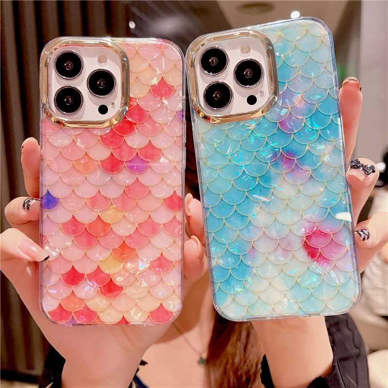 Luxury Bling Glitter Mermaid Leopard Grain Shell Case For iPhone 14 13 12 11 Pro Max X XR 8 7 Plus SE 2020 Shockproof Full Cover
Luxury Bling Glitter Mermaid Leopard Grain Shell Case For iPhone 14 13 12 11 Pro Max X XR 8 7 Plus SE 2020 Shockproof Full Cover