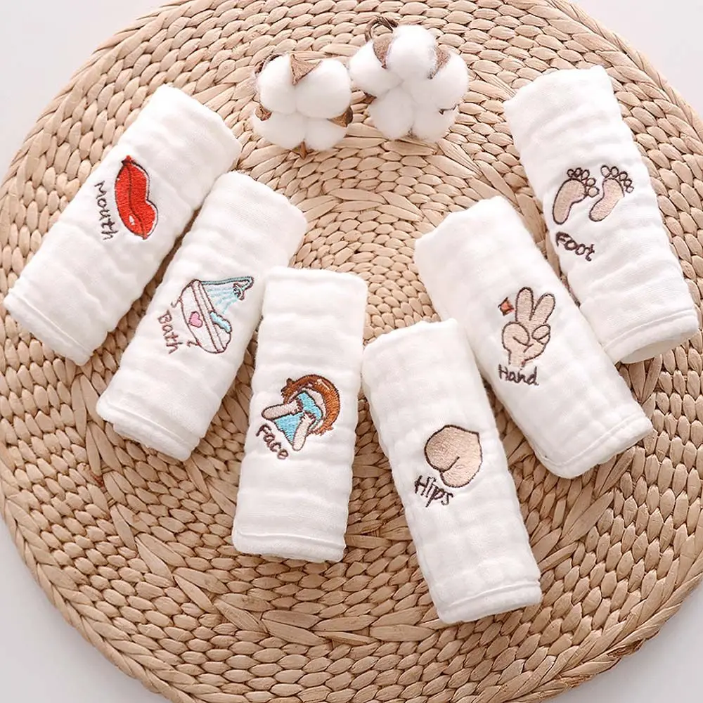 

Удобные мягкие салфетки, детское мультяшное Хлопковое полотенце для новорожденных, банное полотенце, носовой платок, Слюнявчики, полотенце для лица