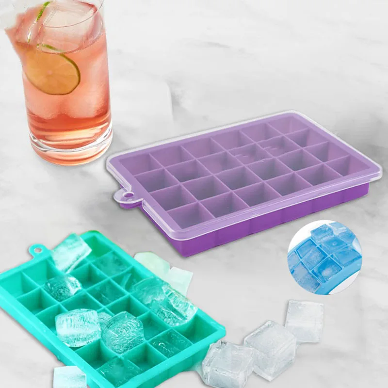Big Ice Tray Mold Large Food Grade Silicone Cube Square DIY Maker Reusable Free with Removable Lids Square Kitchen Accessory
Big Ice Tray Mold Large Food Grade Silicone Cube Square DIY Maker Reusable Free with Removable Lids Square Kitchen Accessory