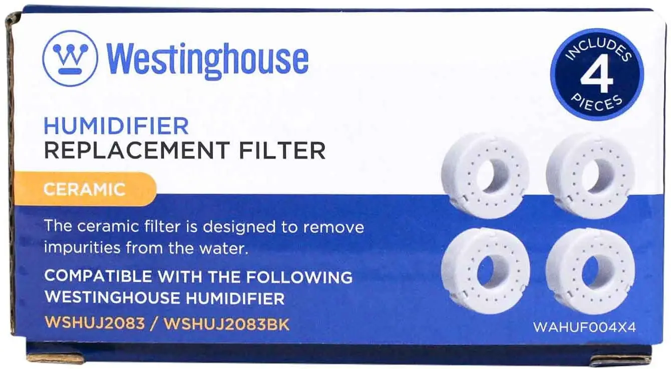 Ceramic Ball Filter (4 Pack) for Westinghouse Humidifiers WSHUJ2083BK & WSHUJ2083 - Features Honeycomb Filtration System to Main
Ceramic Ball Filter (4 Pack) for Westinghouse Humidifiers WSHUJ2083BK & WSHUJ2083 - Features Honeycomb Filtration System to Main