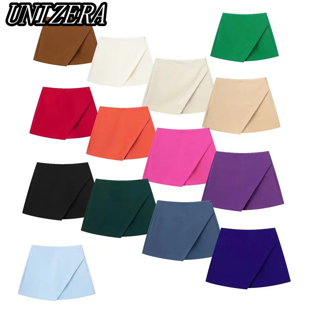 UNIZERA Spring and Summer New Women's Multi-color Basic Style Asymmetrical Chic High-waisted Culottes 7385462
UNIZERA Spring and Summer New Women's Multi-color Basic Style Asymmetrical Chic High-waisted Culottes 7385462