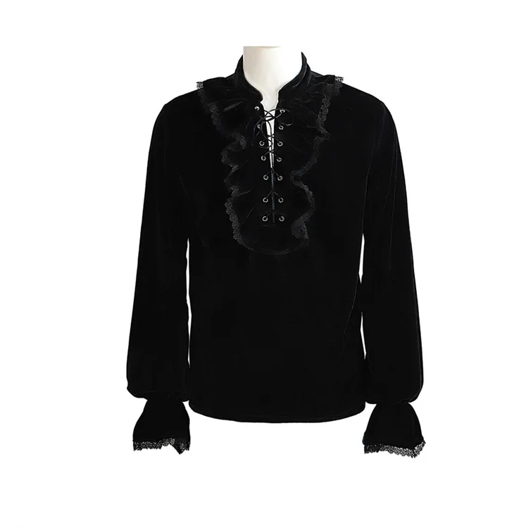 Medieval Goth Women Fashion Blouse Bow Tie Patchwork Long Sleeve Solid Color Pullover Gothic Style Ladies Velvet Blouse Autumn
Medieval Goth Women Fashion Blouse Bow Tie Patchwork Long Sleeve Solid Color Pullover Gothic Style Ladies Velvet Blouse Autumn