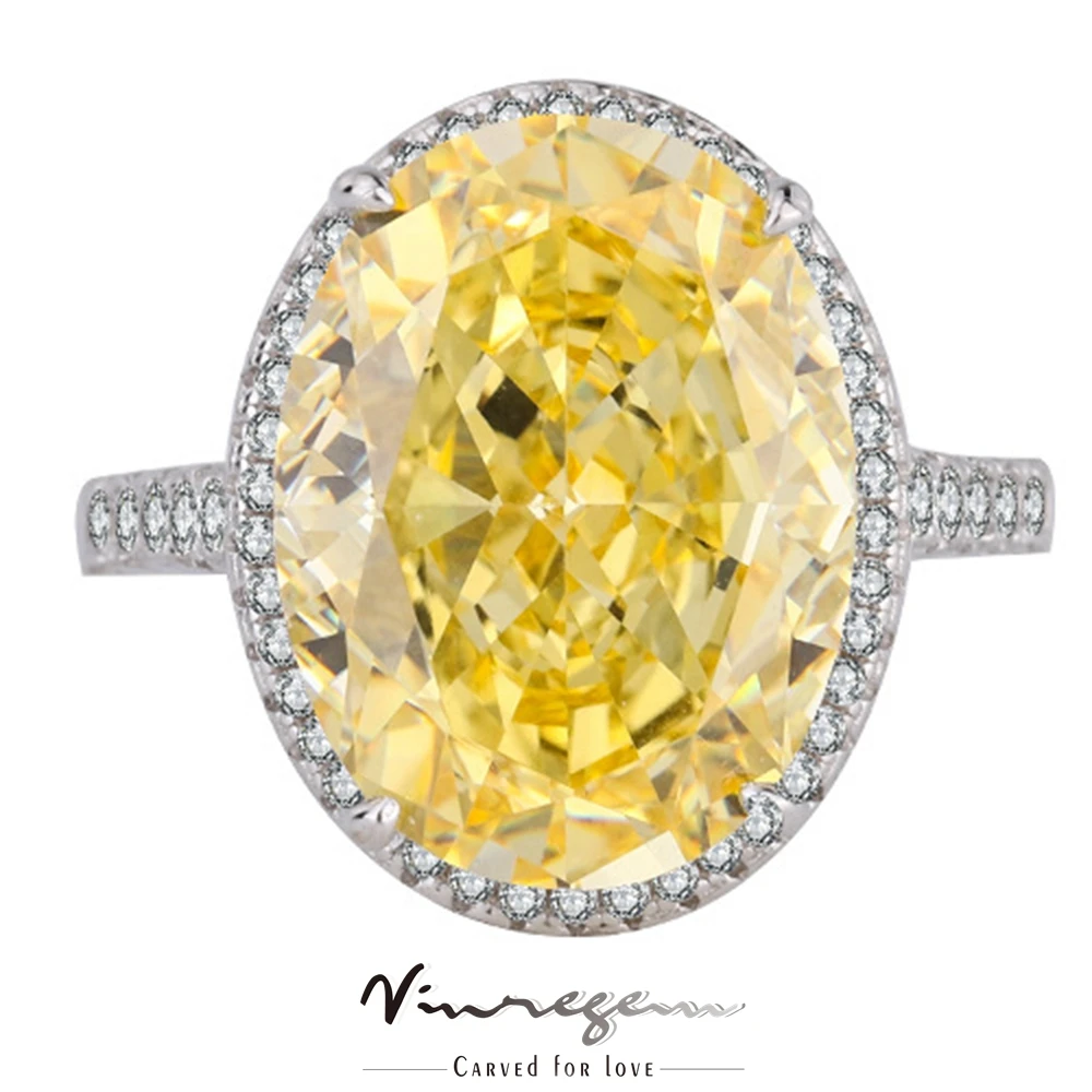 Vinregem Genuine 925 Sterling Silver 12*16MM VVS Yellow Diamond Simulated Moissanite Ring for Women Vintage Jewelry Dropshipping
Vinregem Genuine 925 Sterling Silver 12*16MM VVS Yellow Diamond Simulated Moissanite Ring for Women Vintage Jewelry Dropshipping