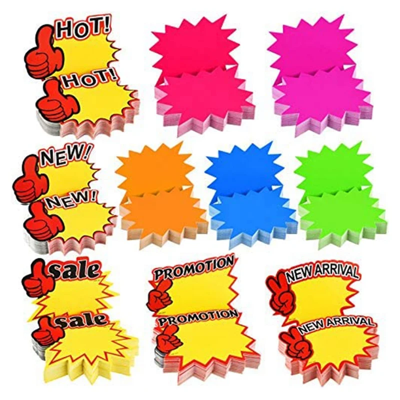 500 Pieces Burst Signs Store Signs Blank Star Shape Retail Sale Tags Burst Paper Signs For Retail Store Party,10 Styles
500 Pieces Burst Signs Store Signs Blank Star Shape Retail Sale Tags Burst Paper Signs For Retail Store Party,10 Styles