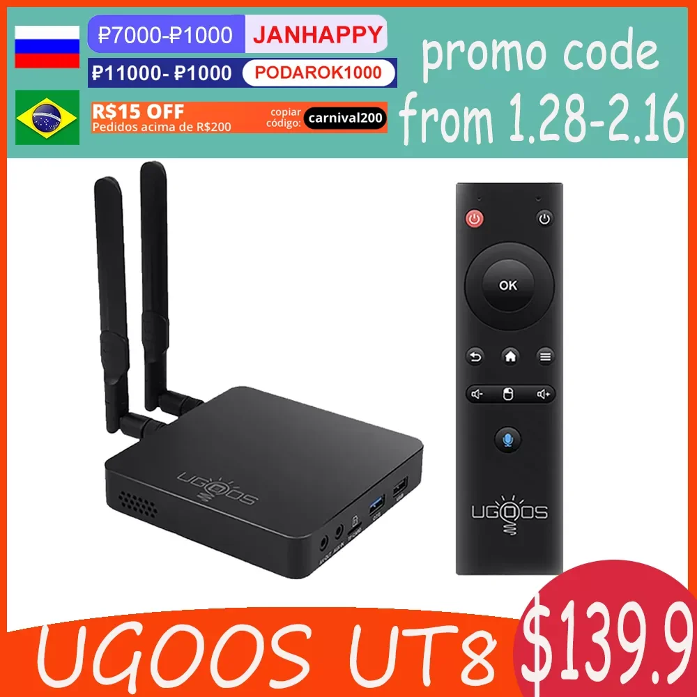 ТВ-приставка UGOOS UT8 8 Гб 64 Гб UT8 PRO RK3568 Android 11 ТВ-приставка WiFi 6 1000M LAN телеприставка 4K медиаплеер ТВ приемники G10S G20S PRO BT
ТВ-приставка UGOOS UT8 8 Гб 64 Гб UT8 PRO RK3568 Android 11 ТВ-приставка WiFi 6 1000M LAN телеприставка 4K медиаплеер ТВ приемники G10S G20S PRO BT