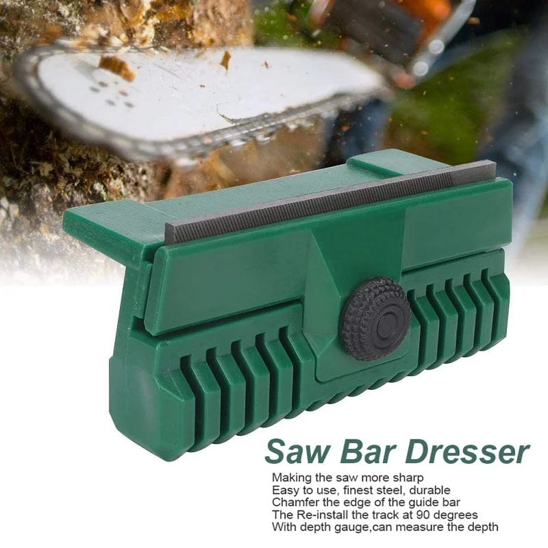 

Universal Chainsaw Chain Guide Bar Rail Dresser File Garden Lawn Mower Chainsaw Tool Chainsaw Chain Guide Bar Set Dropshipping