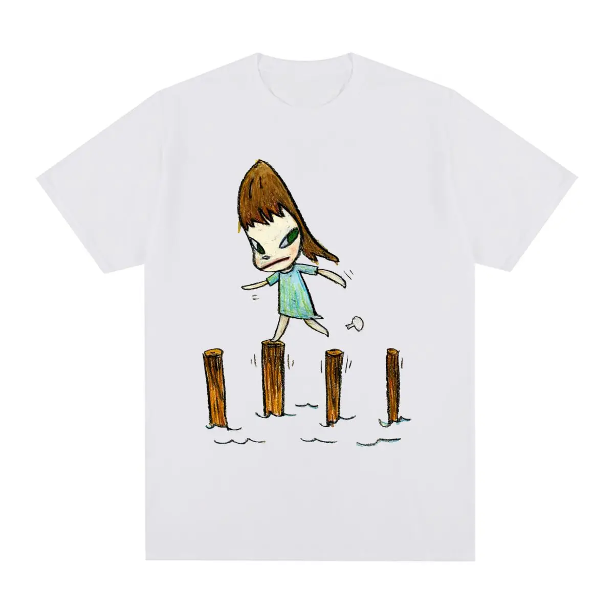 Yoshitomo Nara cross the river Vintage T-shirt Cotton Men T shirt New Tee Tshirt Womens Tops
Yoshitomo Nara cross the river Vintage T-shirt Cotton Men T shirt New Tee Tshirt Womens Tops