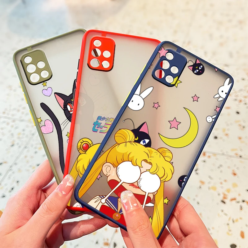 Anime Hot Girl Sailor Moon For Samsung Galaxy A72 A52 A71 A51 A70 A32 A21S A03S A02S A12 5G Frosted Translucent Phone Case Cover
Anime Hot Girl Sailor Moon For Samsung Galaxy A72 A52 A71 A51 A70 A32 A21S A03S A02S A12 5G Frosted Translucent Phone Case Cover