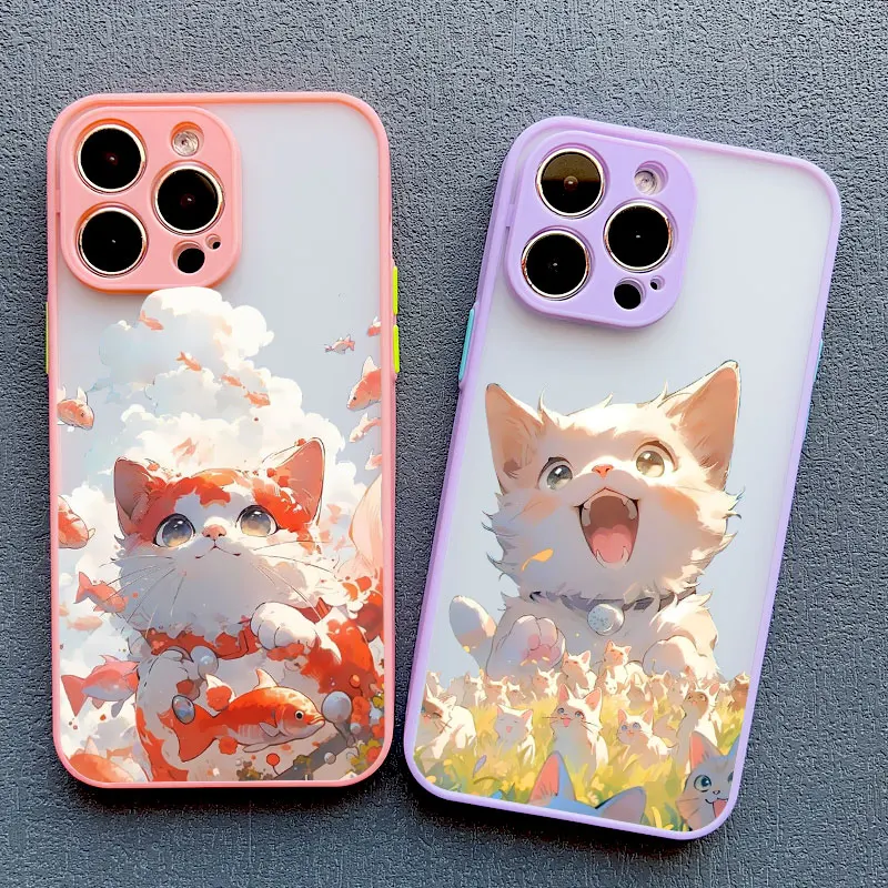 Various Style Cat Phone Case For iPhone 11 14 15 Pro Max Plus 13 12 Pro Max Mini SE2 8 7 Plus X XS XR Cute Naughty Back Covers
Various Style Cat Phone Case For iPhone 11 14 15 Pro Max Plus 13 12 Pro Max Mini SE2 8 7 Plus X XS XR Cute Naughty Back Covers