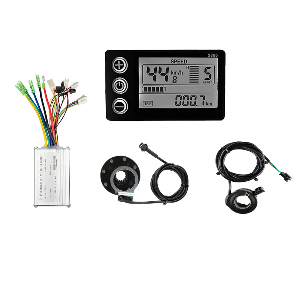 36-48V 250W Electric Scooter E-Bike 8 PAS Sensor + 15A 6 Mosfet Controller + Display + 130X Thumb Throttle Panel Kit
36-48V 250W Electric Scooter E-Bike 8 PAS Sensor + 15A 6 Mosfet Controller + Display + 130X Thumb Throttle Panel Kit