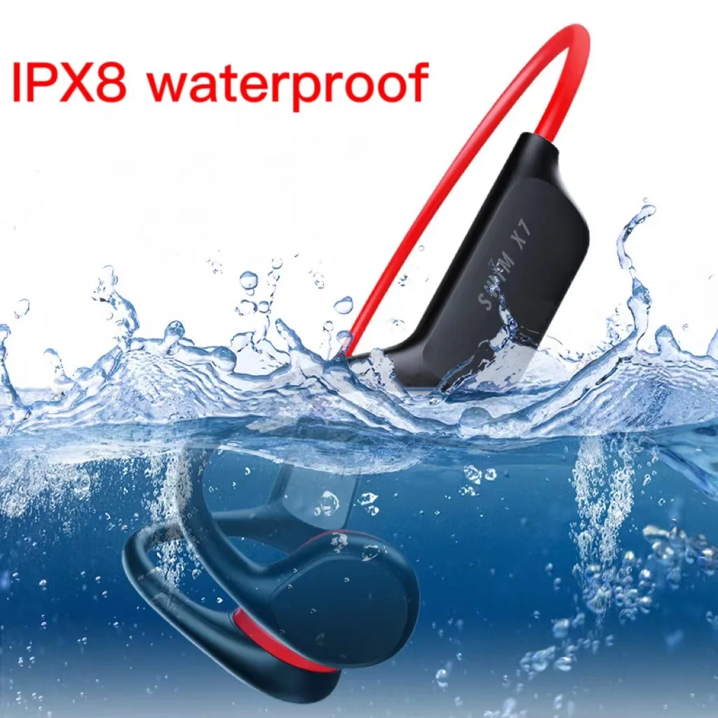 Bone Conduction Headphones Bluetooth Wireless Ear Hook In-Ear Headphones With Microphone IPX8 Waterproof Swimable MP3 Player32G
Bone Conduction Headphones Bluetooth Wireless Ear Hook In-Ear Headphones With Microphone IPX8 Waterproof Swimable MP3 Player32G