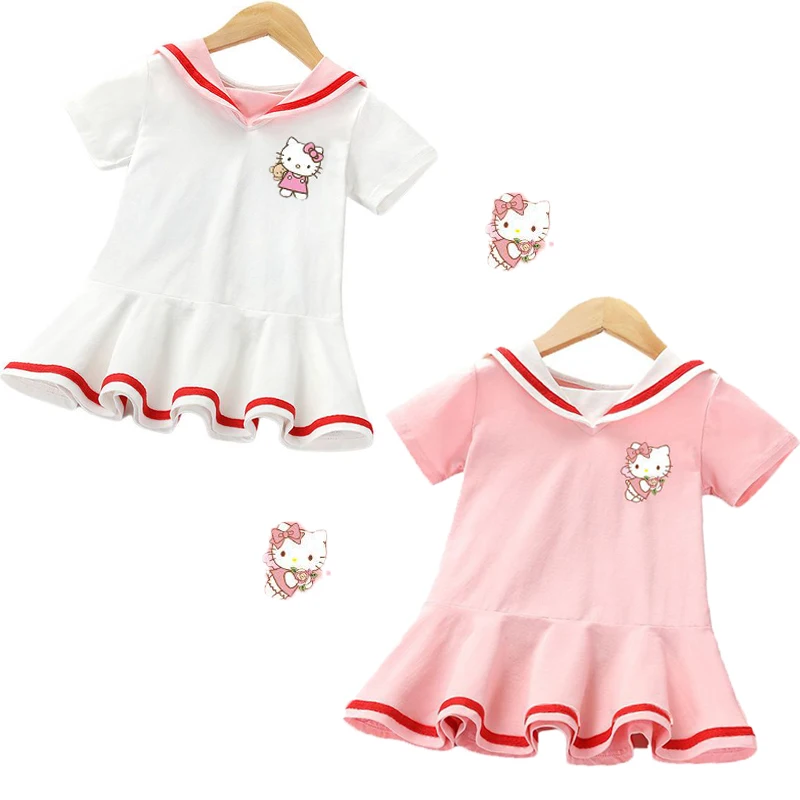Детский костюм Kawaii Sanrios Hello Kitty Летняя Спортивная юбка для девочек в стиле преппи хлопковое мультяшное платье принцессы с коротким рукавом
Детский костюм Kawaii Sanrios Hello Kitty Летняя Спортивная юбка для девочек в стиле преппи хлопковое мультяшное платье принцессы с коротким рукавом