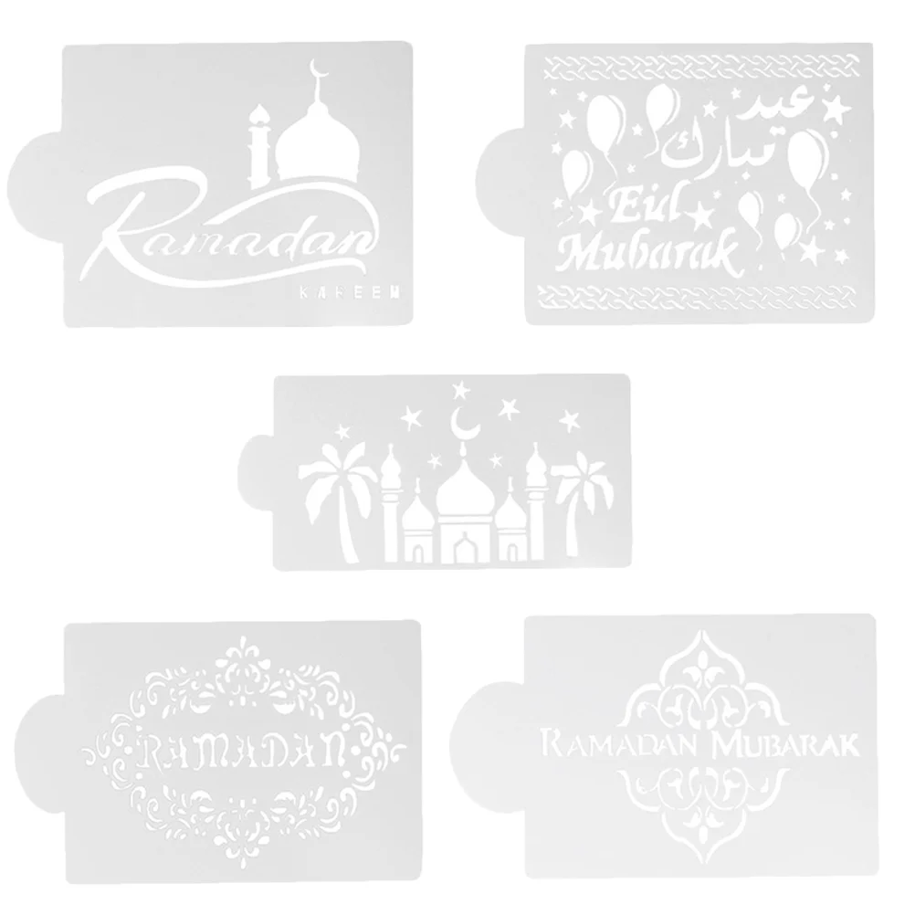 Coffee Decor Eid Cake Template Mubarak Party Cakey Muslim Stencil Decorating Ramadan Printing Mold Spray Flower
Coffee Decor Eid Cake Template Mubarak Party Cakey Muslim Stencil Decorating Ramadan Printing Mold Spray Flower