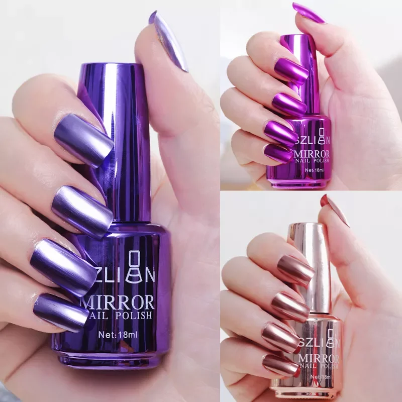 NEW Mirror Nail Polish Magic Mirror Effect Chrome Nail Polish Varnish Semi Permanent Nail Polish for Manicure Nail Design
NEW Mirror Nail Polish Magic Mirror Effect Chrome Nail Polish Varnish Semi Permanent Nail Polish for Manicure Nail Design