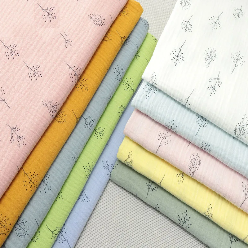 Fresh Floral Series Printed Cotton Crepe Fabric By Meters DIY Sewing Quilting Baby Clothes Pajamas Needlework Crafts Pillowcases 
Fresh Floral Series Printed Cotton Crepe Fabric By Meters DIY Sewing Quilting Baby Clothes Pajamas Needlework Crafts Pillowcases