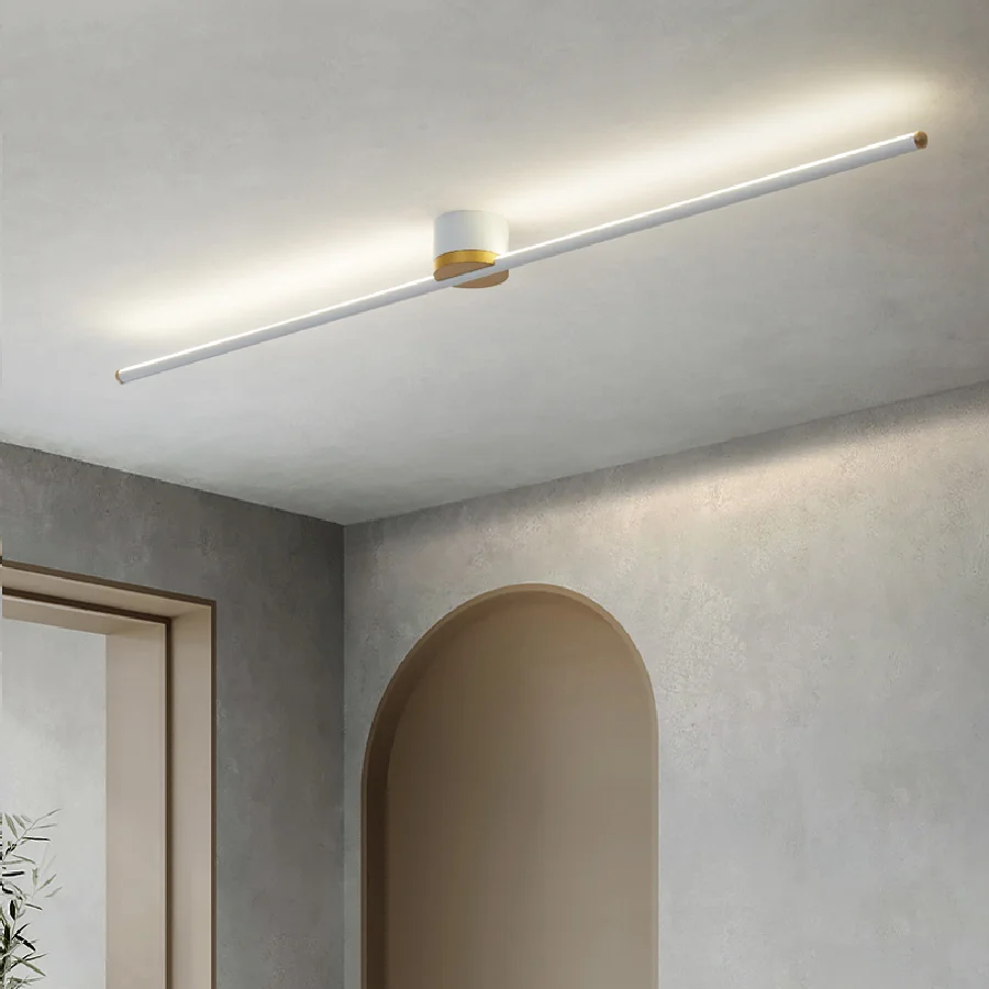Minimalist one-line long strip ceiling lamp living room bedroom wall mounted line lamp aisle modern minimalist led lamps
Minimalist one-line long strip ceiling lamp living room bedroom wall mounted line lamp aisle modern minimalist led lamps