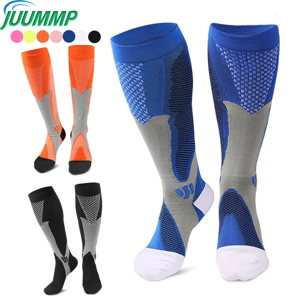 1Pair Compression Socks for Men Women 20-30mmhg Knee High Medical Support for Sports Nurses Circulation Flight Athletic
1Pair Compression Socks for Men Women 20-30mmhg Knee High Medical Support for Sports Nurses Circulation Flight Athletic