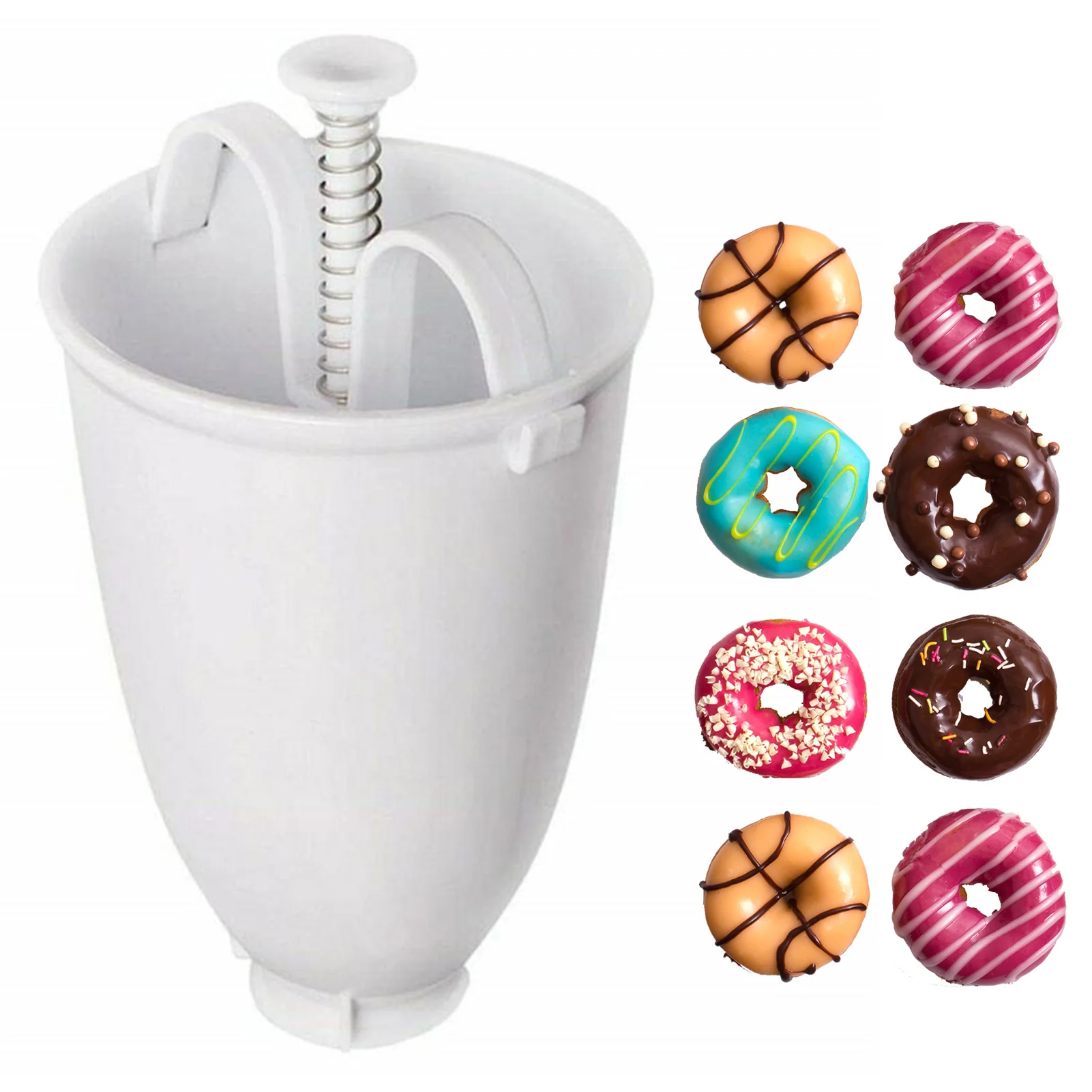 Portable Donut Maker Cake Mold Cookies DIY Baking Tool Doughnut Machine Kitchen Accessory Bakeware Donut Mould Waffle Dispenser
Portable Donut Maker Cake Mold Cookies DIY Baking Tool Doughnut Machine Kitchen Accessory Bakeware Donut Mould Waffle Dispenser