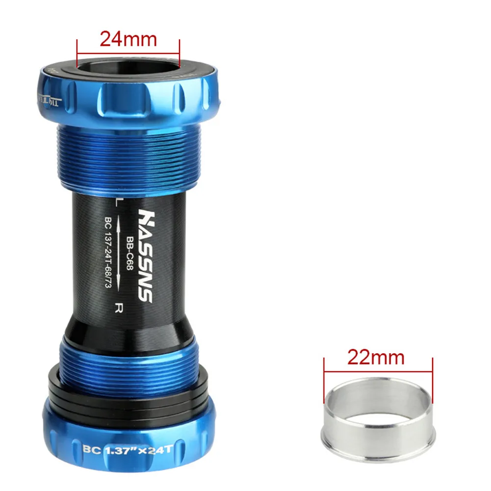 Bicycle Bottom Brackets With Convert Ring Aluminum Alloy Bearing BSA Axle For 68-73mm Diameter Bottom Mount Stand Cycling Parts
Bicycle Bottom Brackets With Convert Ring Aluminum Alloy Bearing BSA Axle For 68-73mm Diameter Bottom Mount Stand Cycling Parts
