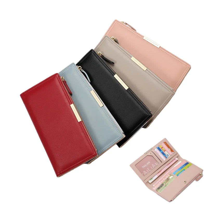 Long Wallet Handbags For Women PU Leather Solid Luxury Designer Female Messenger Card Holder Coin Purse
Long Wallet Handbags For Women PU Leather Solid Luxury Designer Female Messenger Card Holder Coin Purse