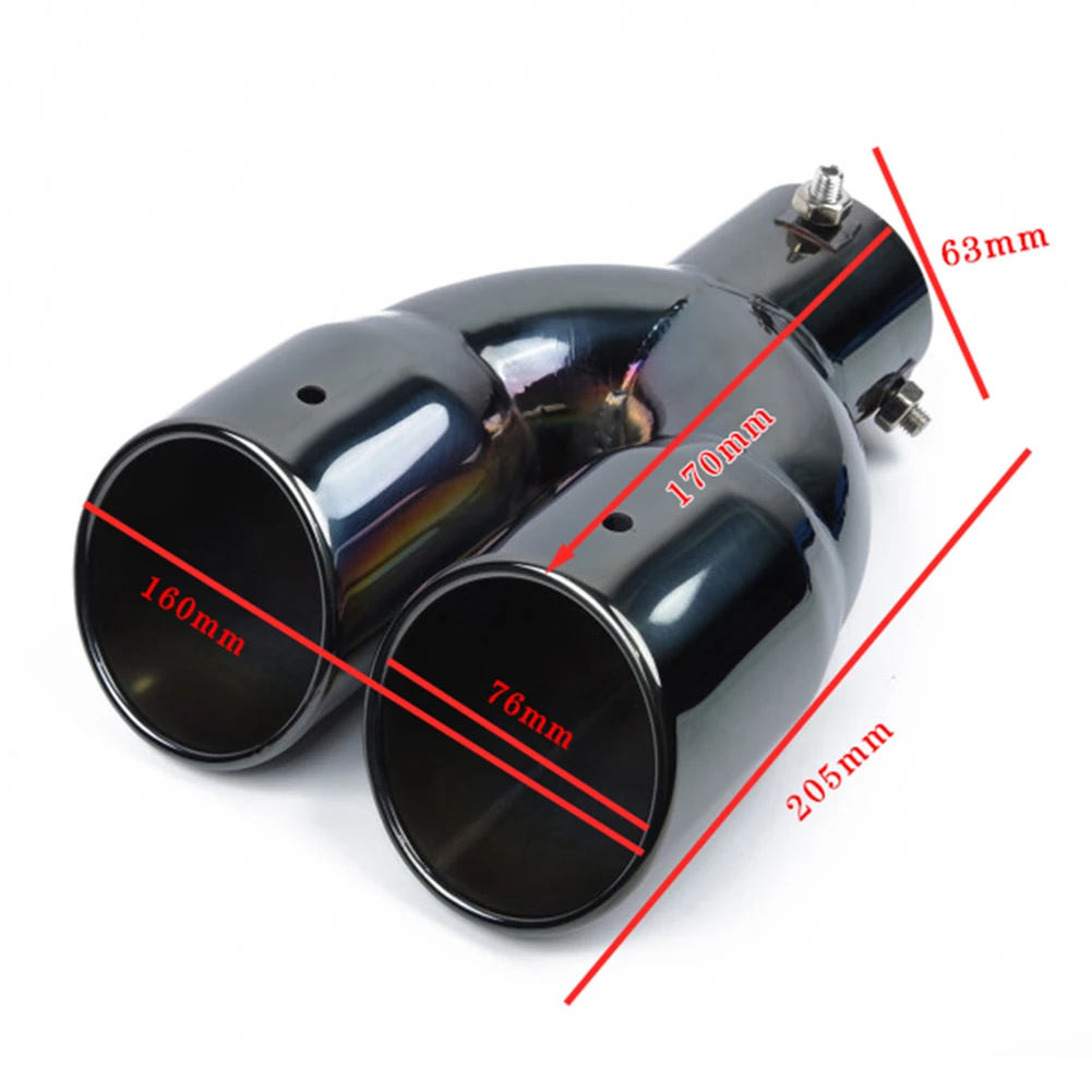 2pcs 63mm 2.5'' Universal Car Inlet Dual Rear Muffler Exhaust Tip Tail Pipe Outlet Auto Replacement Accessories
2pcs 63mm 2.5'' Universal Car Inlet Dual Rear Muffler Exhaust Tip Tail Pipe Outlet Auto Replacement Accessories
