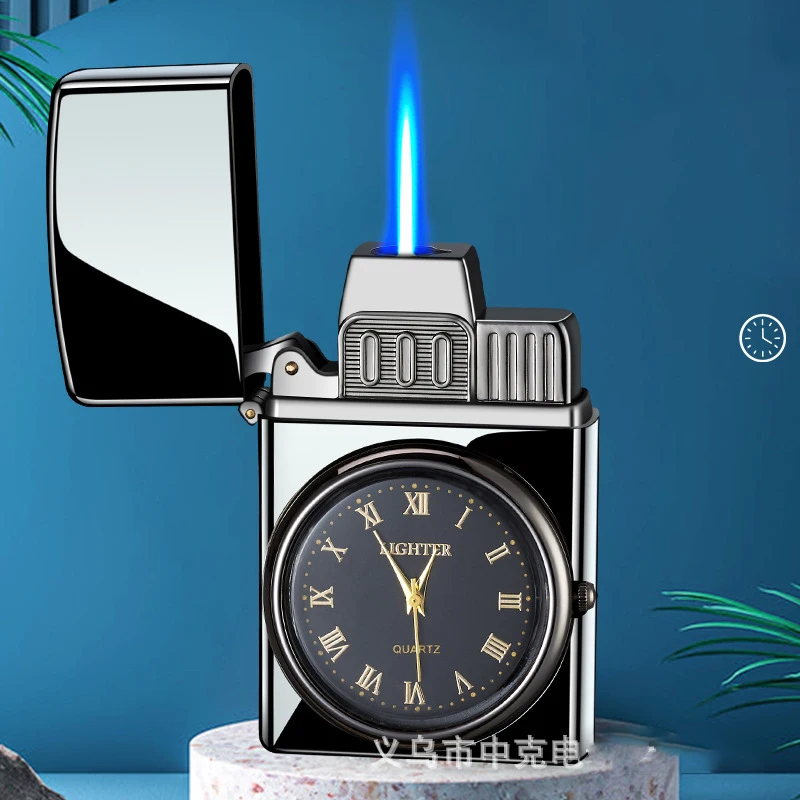 Retro Watch Lighter Gas Stove Metal Blue Flame Lighter Cigarette Briquet Free Shipping Support Wholesale
Retro Watch Lighter Gas Stove Metal Blue Flame Lighter Cigarette Briquet Free Shipping Support Wholesale