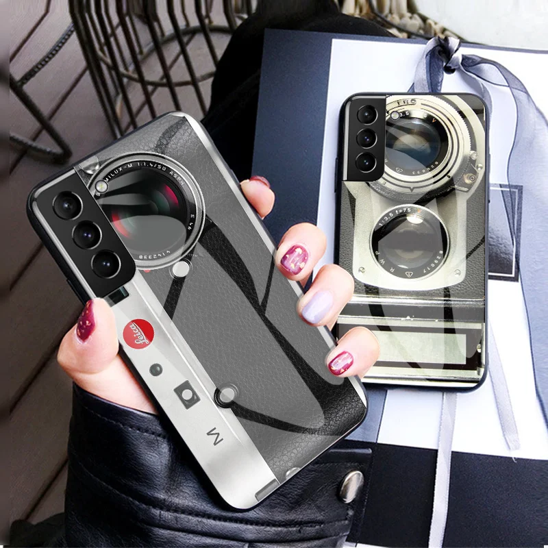 Retro Tape Camera for Samsung A52 Case A12 A51 A53 A52S A33 5G A32 Tempered Glass Cover on Samsung A50 A71 A21S A72 A03 Fundas
Retro Tape Camera for Samsung A52 Case A12 A51 A53 A52S A33 5G A32 Tempered Glass Cover on Samsung A50 A71 A21S A72 A03 Fundas