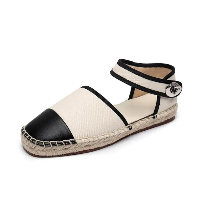 Summer 2022 New Color Matching Fisherman Shoes Women's Casual Flat Canvas Shoes Ladies Gladiator Sandals Loafers
Summer 2022 New Color Matching Fisherman Shoes Women's Casual Flat Canvas Shoes Ladies Gladiator Sandals Loafers