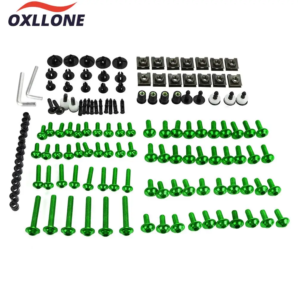 Universal For Kawasaki ZX6R ZX7R ZX9R ZX10R ZX12R ZX14R Versys 650 Ninja 650R 1000 Z750 Z1000 Full Fairing Bolt Kits Screws
Universal For Kawasaki ZX6R ZX7R ZX9R ZX10R ZX12R ZX14R Versys 650 Ninja 650R 1000 Z750 Z1000 Full Fairing Bolt Kits Screws