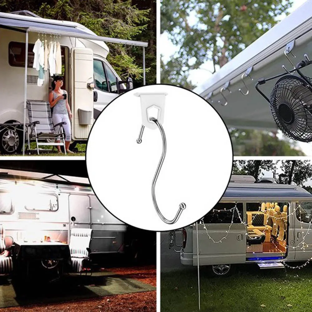 10PCS RV Awning S Hooks Rubber Portable Buckle Heavy Duty RV Awning Hangers RV Parts Accessories Parts Equipments
10PCS RV Awning S Hooks Rubber Portable Buckle Heavy Duty RV Awning Hangers RV Parts Accessories Parts Equipments