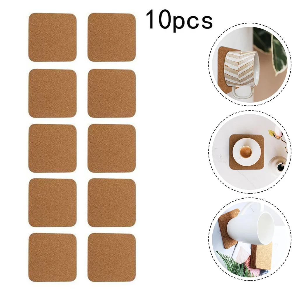 10Pcs Coasters Square Cork Mat Self-adhesive DIY Backing Sheet Avoid-slip For Home Bar Accessories 100*100MM
10Pcs Coasters Square Cork Mat Self-adhesive DIY Backing Sheet Avoid-slip For Home Bar Accessories 100*100MM