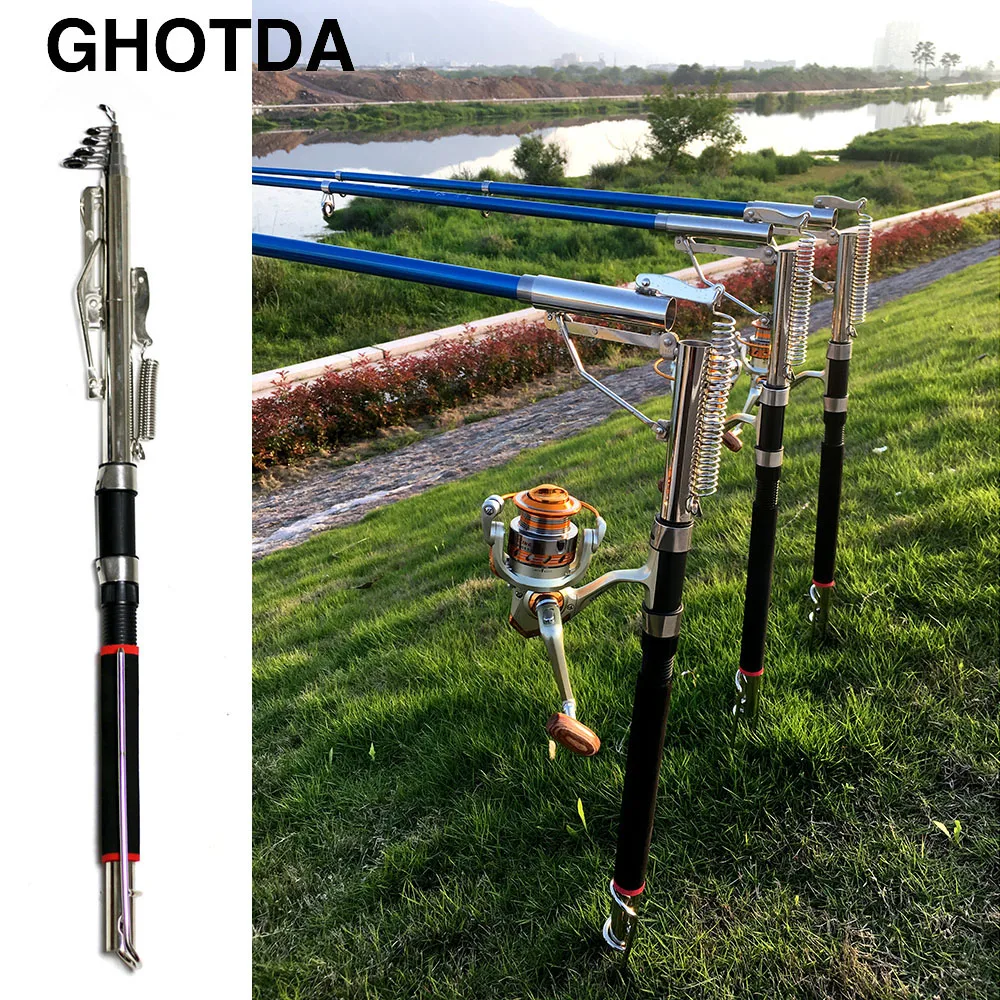 GHOTDA Stainless Steel Automatic Fishing Rod Lure Pole Very Sensitive Fishing Rod Spinning Telescopic1.8 2.1 2.4 2.7m River Lake
GHOTDA Stainless Steel Automatic Fishing Rod Lure Pole Very Sensitive Fishing Rod Spinning Telescopic1.8 2.1 2.4 2.7m River Lake