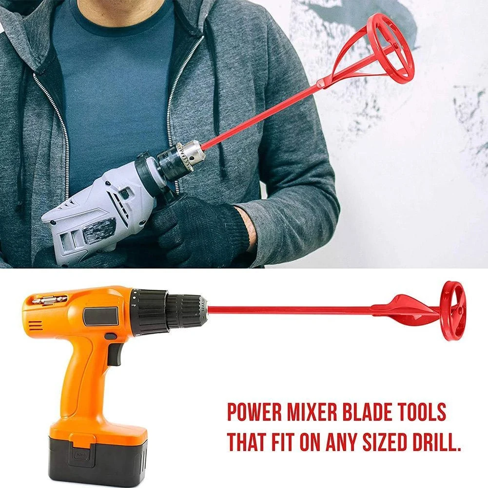 Durable Hexagon Shaft Plaster Paint Mixer Mixing Paddle Rod For Electric Drill For Construction Tools Hand Tools
Durable Hexagon Shaft Plaster Paint Mixer Mixing Paddle Rod For Electric Drill For Construction Tools Hand Tools