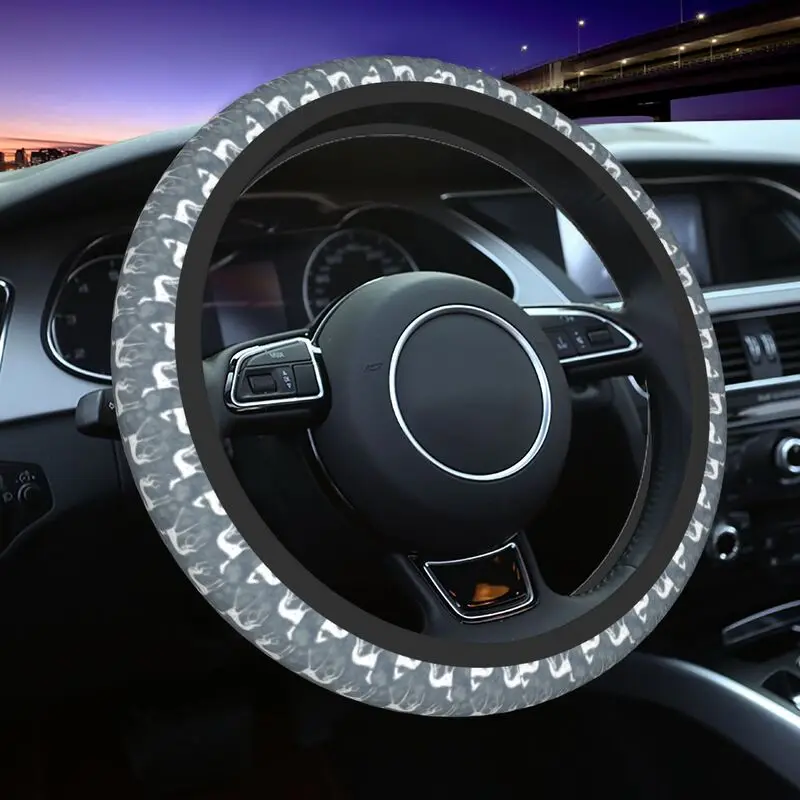 White Greyhound Pattern Steering Wheel Cover Fit for Sedan Whippet Dog Car Steering Wheel Protector 15 Inch Auto Accessories
White Greyhound Pattern Steering Wheel Cover Fit for Sedan Whippet Dog Car Steering Wheel Protector 15 Inch Auto Accessories