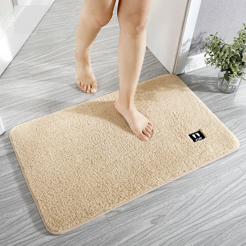 Solid Color Bath Mat Bathroom Carpet Absorbent Non-slip Absorbent Thickened Washable Floor Mat Bathroom Kitchen Living Room
Solid Color Bath Mat Bathroom Carpet Absorbent Non-slip Absorbent Thickened Washable Floor Mat Bathroom Kitchen Living Room
