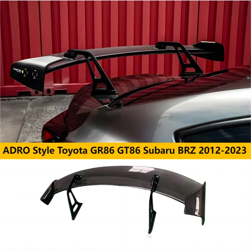 

ADRO Style Fits For Toyota GR86 Subaru BRZ GT86 ZD8 High Quality Carbon Fiber FPR Primer Rear Trunk Lip Spoiler Wing 2012-2023